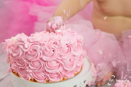 smash the cake na cor rosa