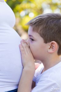 ensaio gestante externo com filho curitiba